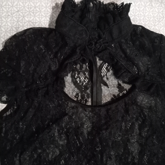 COPY - Killstar Lace Crop Top, Large - Picture 2 of 4
